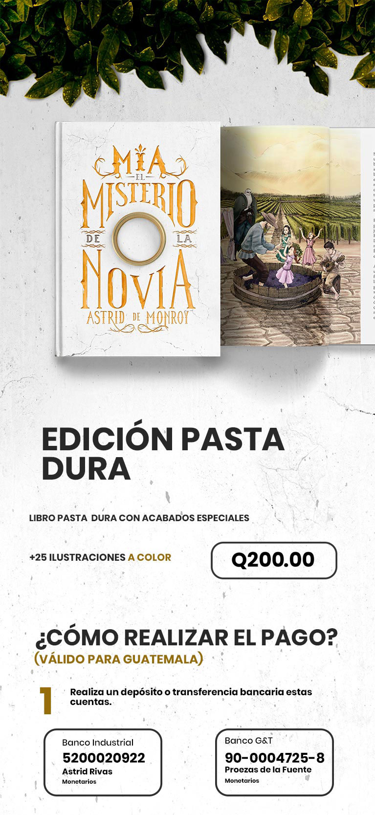 Edición libro pasta dura